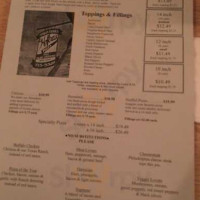 Hofbrau Pizza menu