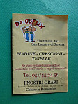 Piadineria Da Obelix menu