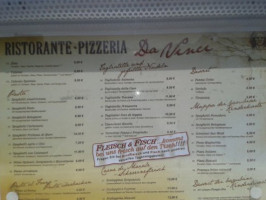 Da Vinci menu