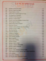 China Moon Carry Out menu