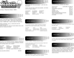 Meadows Of Edensburg menu