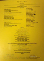 Lemon Drop Lounge menu
