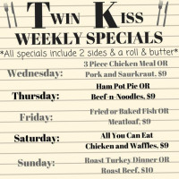 Twin Kiss menu