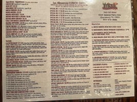 La Fiesta Mexican And Grille menu
