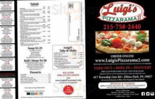 Luigi's Pizzarama Ii food