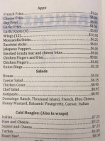 Frenchie's And Pizzeria menu