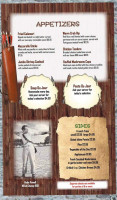 Seneca Lodge menu