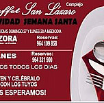 Complejo San Lazaro Cabanes menu