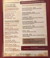 Hartley Inn menu