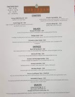 Suburban Brewing Co. menu