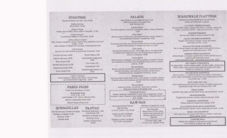 Jimbo's menu