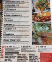 Tacos El Paisano menu