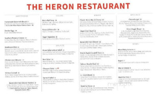 Heron menu