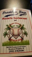 Brooklyn Boy's Pizza menu