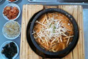 Daddy N Daughter (Inside the Super H-Mart) food