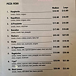 Rialto Gallery Restaurant menu