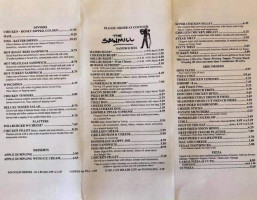 Sawmill menu