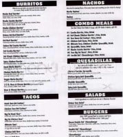 Taco Mayo menu