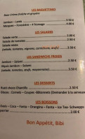 Le J Club menu