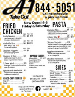 A1 Pizzeria And Family menu