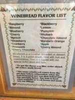 Candy Shoppe menu