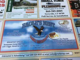 Eagle's Nest Family menu