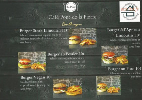 Café Pont De La Pierre menu