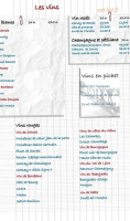 L'Arcelle menu