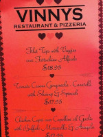 Vinny's Pizza menu