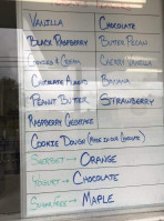 Forbush Drive In menu