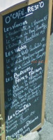 O'café menu