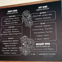 The Flower Shop Winery menu