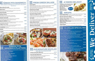 Yia, Its All Greek To Me menu