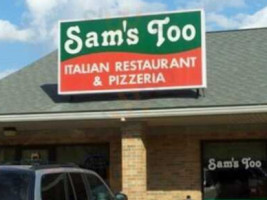 Sam's Too Italian Pizza food