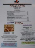 Sabatini's Pizza menu