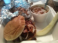 Billy Sims BBQ food
