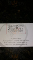 Gasthaus Zur Post food