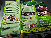 La Llovizna Cafeteria Tasca menu