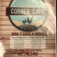 Corner Cafe menu