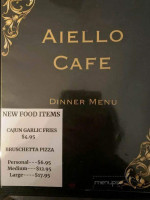 Aiello's Cafe Incorporated menu