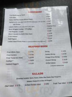 The Rusty Crab menu