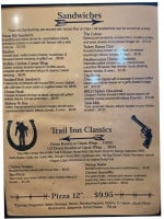 Trail Inn menu