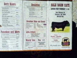 Texhoma Livestock Auction menu