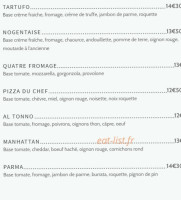 Le Petit Nogentais menu