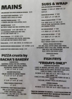 Rixford Well Grill menu