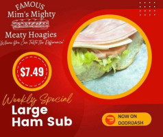 Mim's Mighty Meaty Hoagies food
