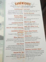 No Wake And Grill menu