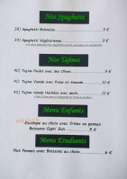 Basic Food menu