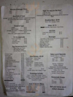 Stephanie's menu