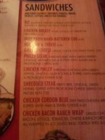 Sheddy's And Grill menu